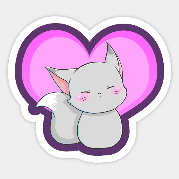 I Love Cats Sticker by GirlsAndStyles